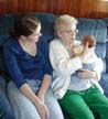 Cara and Grandma Van